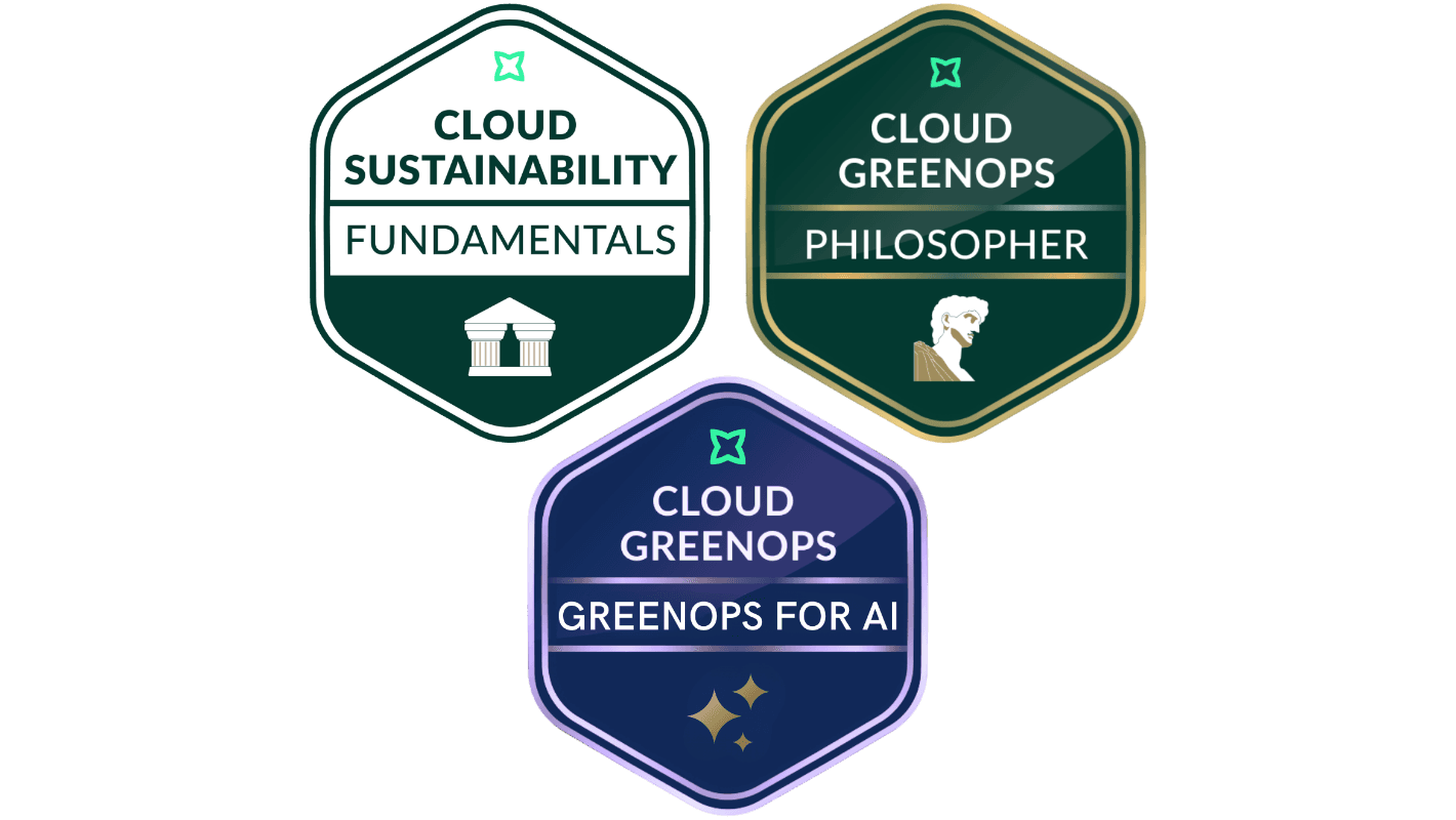 Greenpixie GreenOps Academy Badges